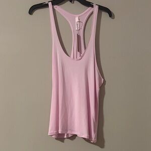 SKIMS Light Pink Racerback Tank Top